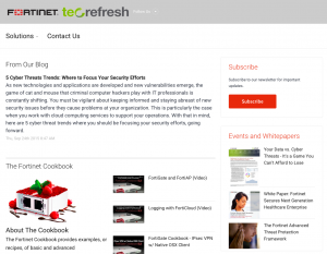 Tec-Refresh content on a ContentMX hosted microsite drives new traffic and captures leads.