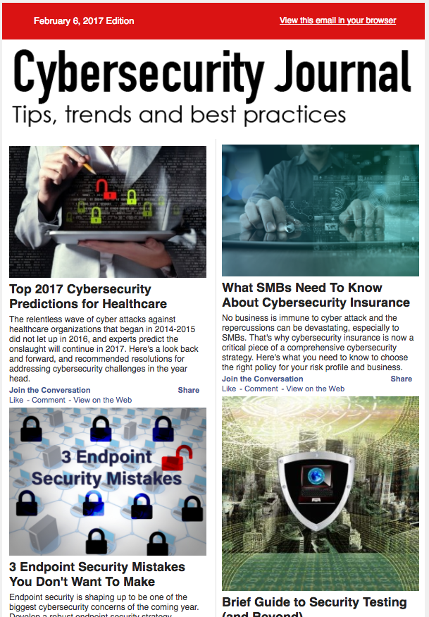 Cybersecurity Journal Reaches IT Executives and the C-Suite